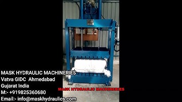 Bale Press Machine for HDPE Bags