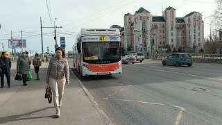 Пермь. Автобусный маршрут №47К. мкр Нагорный - Гравийный завод. Volgabus 5270