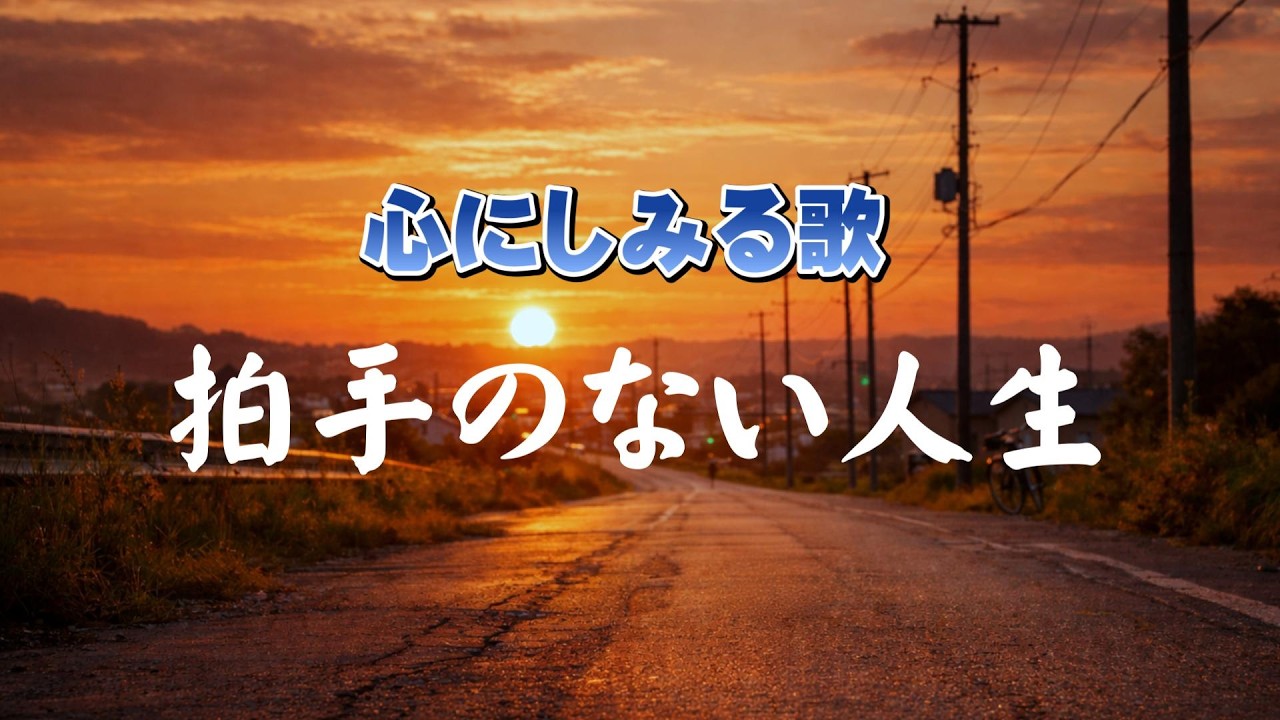 拍手のない人生  |それでも、俺は歩いてきた   |心のオリジナルソング