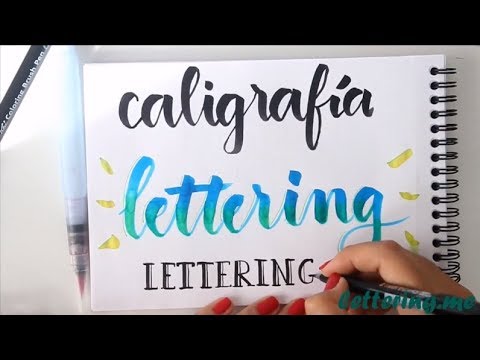 ✅ Curso de lettering - Lección 1: Diferencias entre caligrafía y lettering