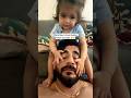 World best Head massage and facial 🫠🥰 #fatherdaughter #papakipari #fatherlove #babygirl