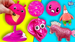 What's Inside ALL PINK Squishies and Stress Balls?