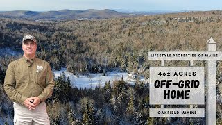 SOLD Off-Grid Home on 46 Acres | Maine Real Estate