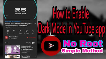 How to Enable DARK MODE in YouTube app (Simple Alternate method) | Youtube Vanced | No Root
