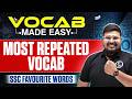SSC English Grammar 2026 | Repeated Vocabulary | Synonyms, Antonyms, Idioms, One Word | SSC Wallah