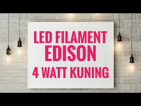 LAMPU LED EDISON CLASSIC G95 4 WATT COCOK BUAT DEKORASI. 