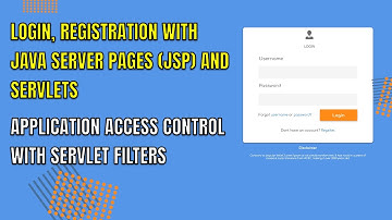20 Login and Register with Java Server PagesJSP & Servelets   Protectiong and Restricting access to