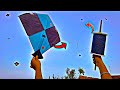 New Blue And Black Kite Flying 😯 | Kite Fighting With Tricks |#kiteflying #kitefighting #kite