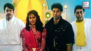 Yeh Dil Hai Tumhara Song Mahurat - Meenakshi , Shatrughan Sinha, Sunny Deol, Raveena Tandon