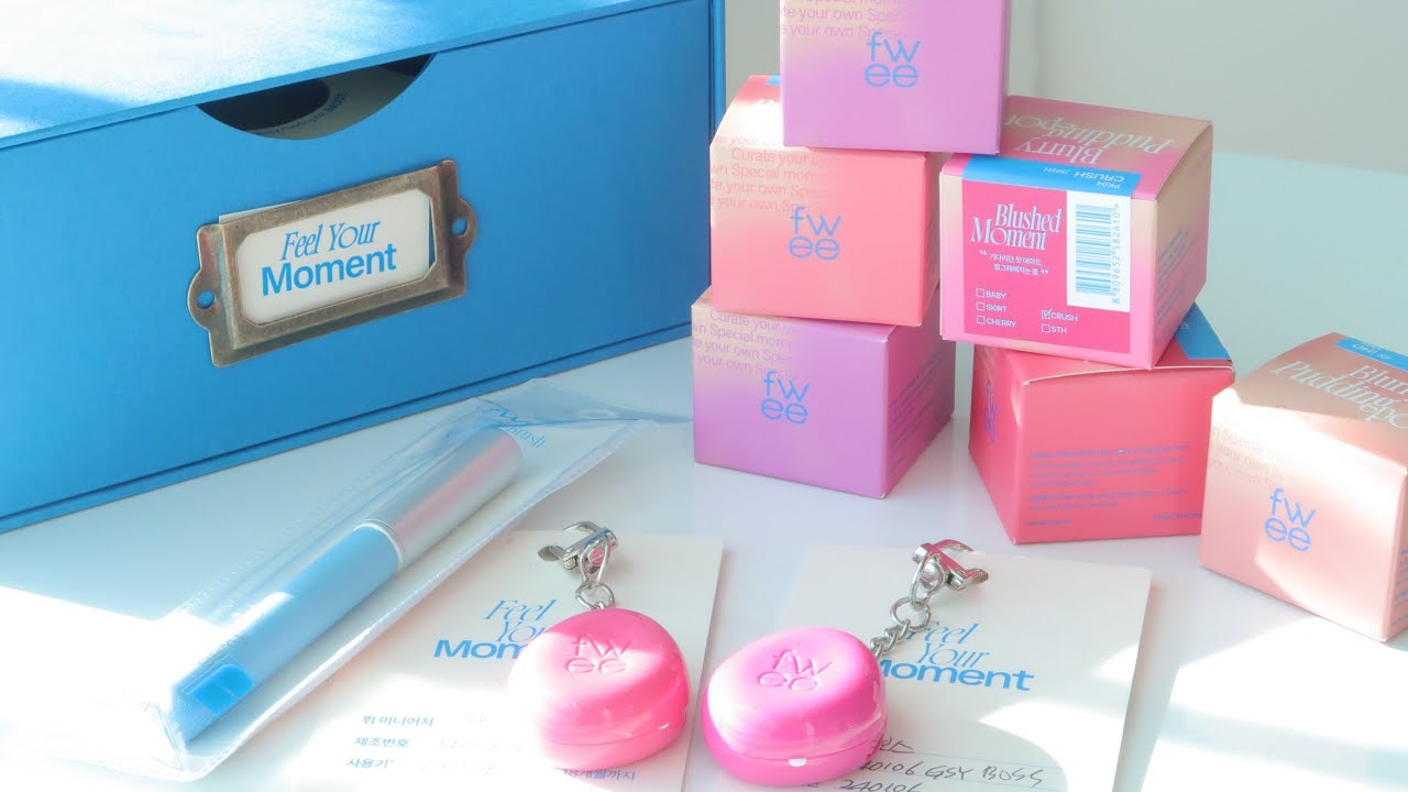 색감 변태라면 꼭 가야할 팝업 ️ 퓌 푸딩팟 8컬러 발색 리뷰 더현대 팝업 fwee Blurry Pudding pot