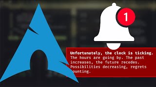 How to Set Up and Configure Notifications on Arch Linux (with dunst) screenshot 1