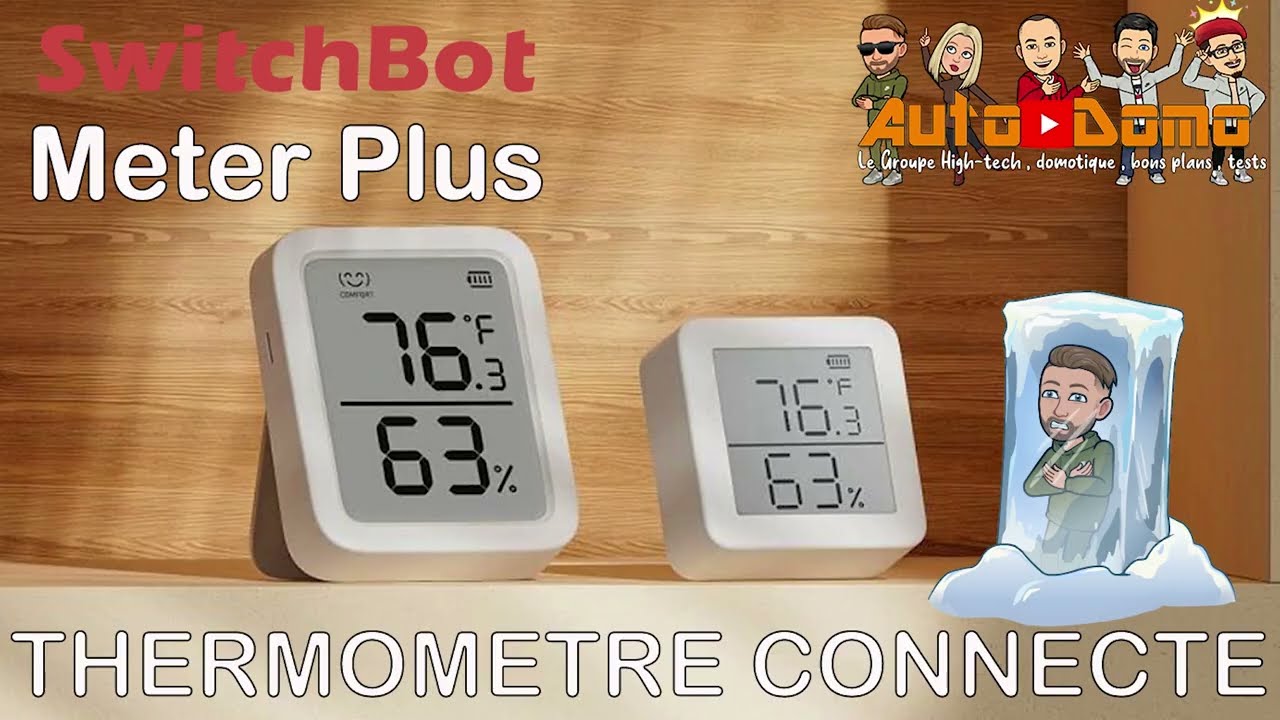 SwitchBot Meter plus , le thermometre connecté version xxl 