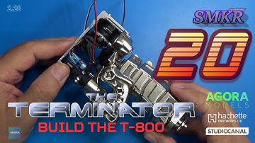 Agora Models Build the T-800 Terminator Pack 2 Stage 20 - Mount the Head Motor Support