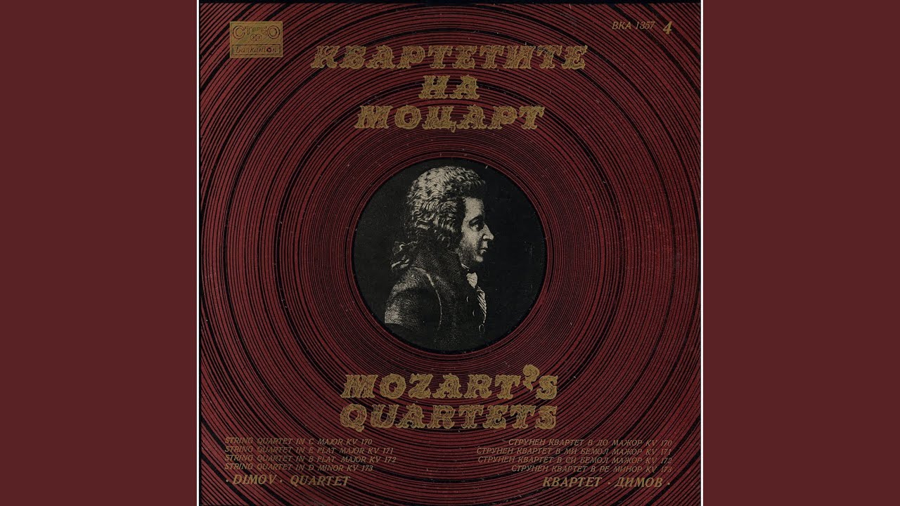 String Quartet KV 171 in E Flat Major: IV. Allegro assai - YouTube