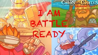 Cards and Castles | Rainbow Draft | I am indeed BATTLE READY!!!