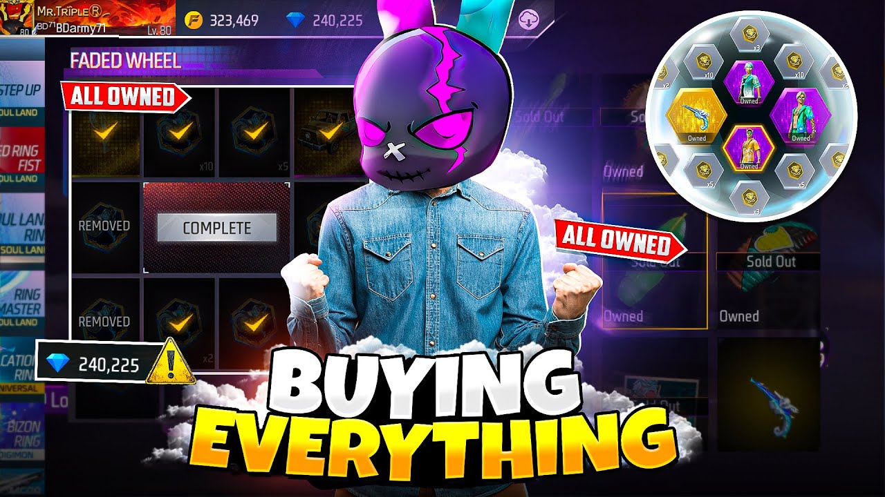 FREE FIRE এর সব EVENT খালি করতে কত ডাইমন্ড লাগলো 🤯 RIP DIAMONDS 😱