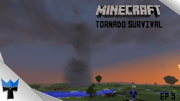 Minecraft Tornado Survival (Localized Weather Mod) S7Ep5: SUCKED IN