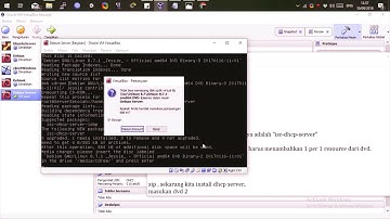 Konfigurasi IP dan DHCP Server di Debian 8.7