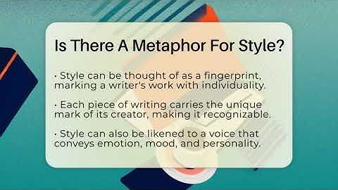 Is There A Metaphor For Style? - The Prose Path