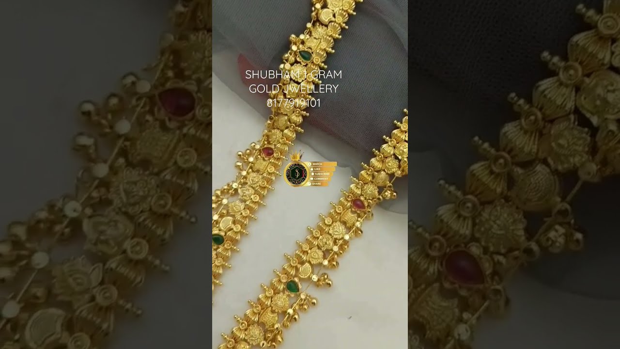New 1 Gram Gold Kolhapuri Saaj 1 New 1 Gram Gold Kolhapuri Saaj 1