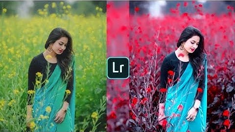 Lightroom Black And Red Effect photo Editing Tutorial |Lightroom Background Colour Change preset