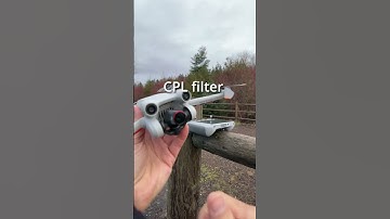 😎How to use CPL filter on your DJI Mini 3 Pro! #dji #drone