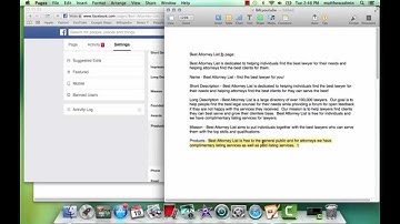 How to Make a Facebook page that