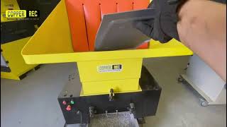 Grinding Pvc Polycarbonate Plastic Plate With Mac30 Broyage De Plaques Pvc En Polycarbonate