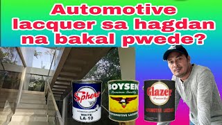 PAANO MAGPINTURA NG HAGDAN GAMIT ANG AUTOMOTIVE LACQUER PAINT screenshot 3