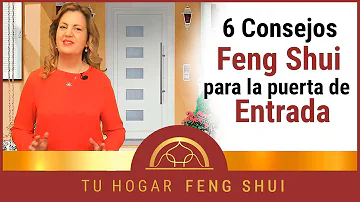 ¿Qué poner en la puerta principal feng shui?