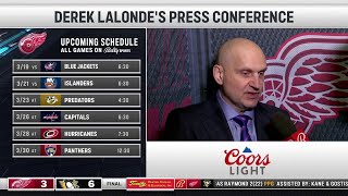 Red Wings LIVE 3.17.24: Derek Lalonde by Bally Sports Detroit 2,314 views 2 months ago 2 minutes, 26 seconds