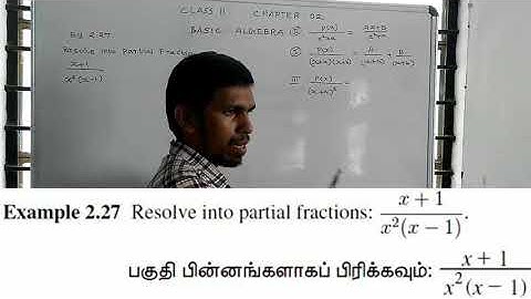 Class 11 | Chapter: 2 | Basic Algebra| Example: 2.27