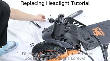 KuKirin G2pro Headlight Replacement Tutorial  |  Step by Step Repair