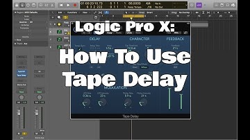 Logic Pro X - How To Use Tape Delay