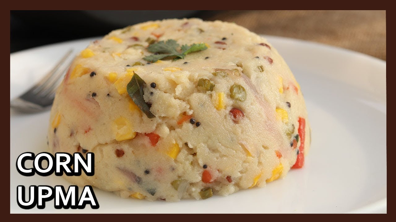 Corn Upma Recipe | Rava Upma | Sooji Upma | Easy & Healthy Breakfast Recipe | Healthy Kadai