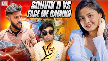 😱Souvik D VS Face ME Gaming 1v1 TDM in BGMI | Souvik D Live VS Face Me Gaming Live in PUBG Mobile