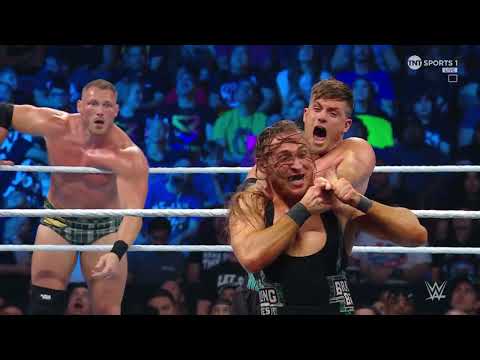 FULL MATCH Brawling Brutes Vs Grayson Waller Austin Theory WWE SmackDown 09 22 23