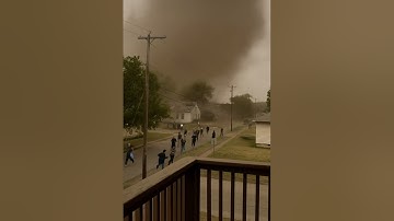 🌪️ Seconds Before the Tornado Hits Our House 🏠📱 #shorts