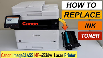 Canon Imageclass MF453dw Ink Toner Replacement !!