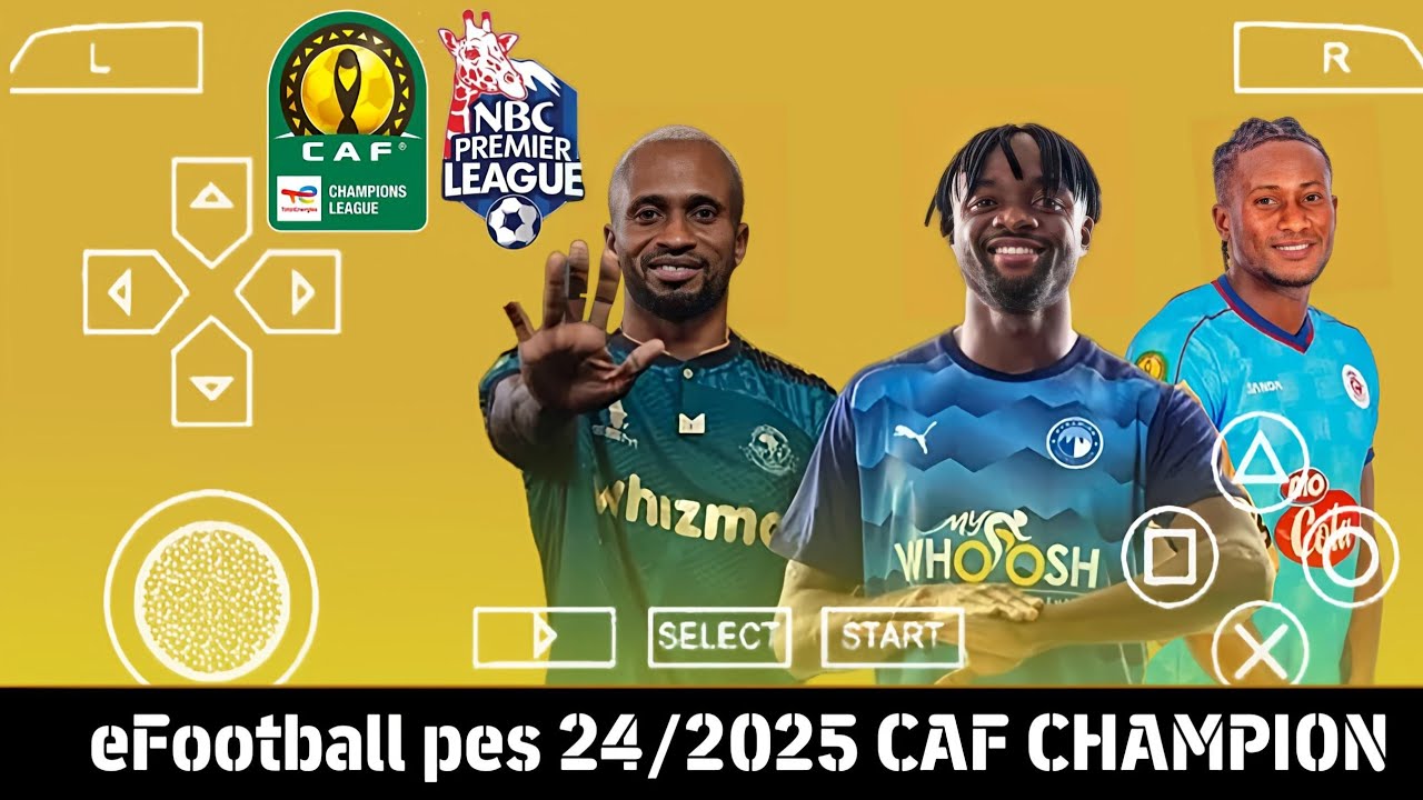 JINSI YA KUDOWNLOAD PES2025 MOD CAF NA NBC  PREMIER LEAGUE PPSSPP eFOOTBALL PES 2025 CAF CHAMPION