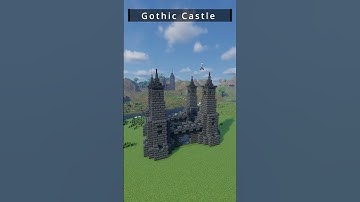 ⚫ Small Gothic Castle ⚫ | Minecraft Timelapse