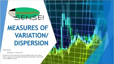 Basic Statistics | Measures of Dispersion: Range, Variance, and Standard Deviation | tinambMATH