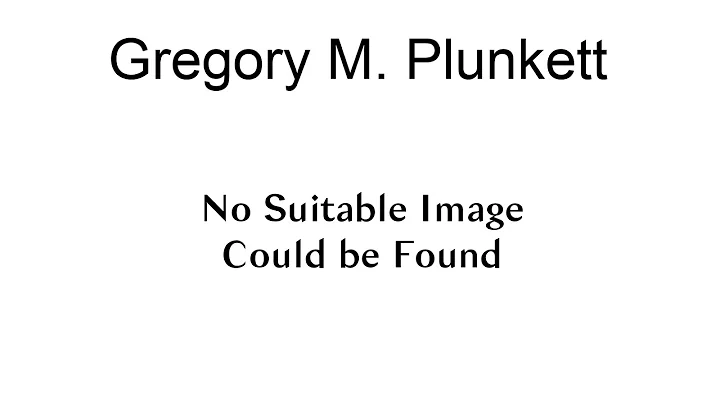 Gregory M. Plunkett