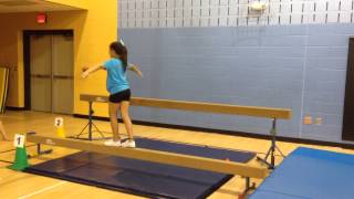 Balance Beam Backwards Walk