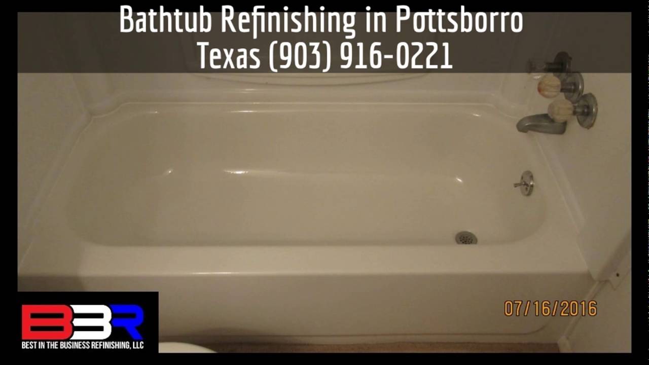 Bathtub Refinishing in Pottsborro Texas (903) 9160221 YouTube