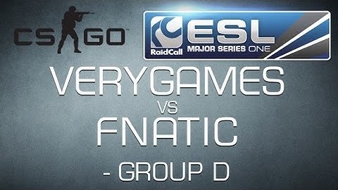 VeryGames vs Fnatic - Group D RaidCall EMS One - Counter-Strike:GO HD