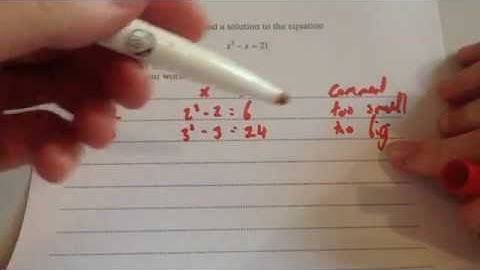 Trial and Improvement - Corbettmaths