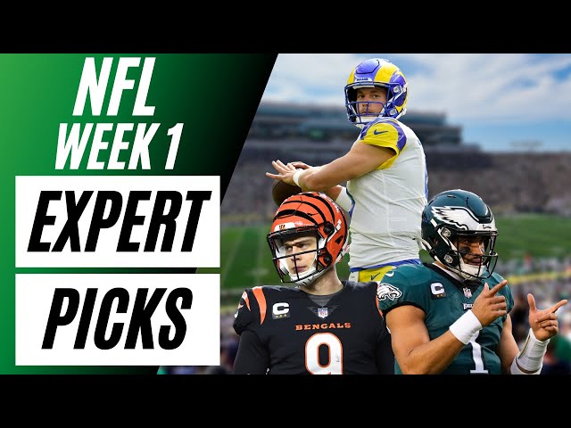 week 1 expert picks nfl