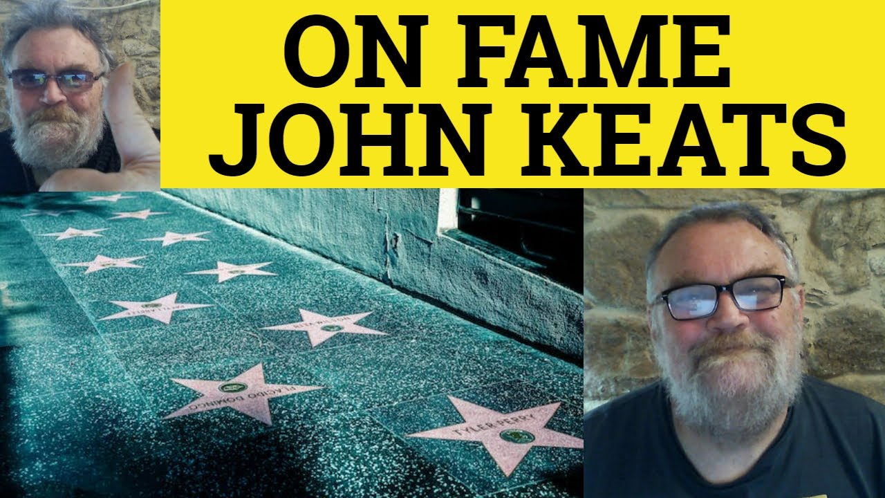 🔵 On Fame Poem by John Keats - Summary Analysis Reading - On Fame by John Keats