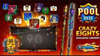Pool Pass Crazy Eights Collecting Rewards (2023). 8 Ball Pool